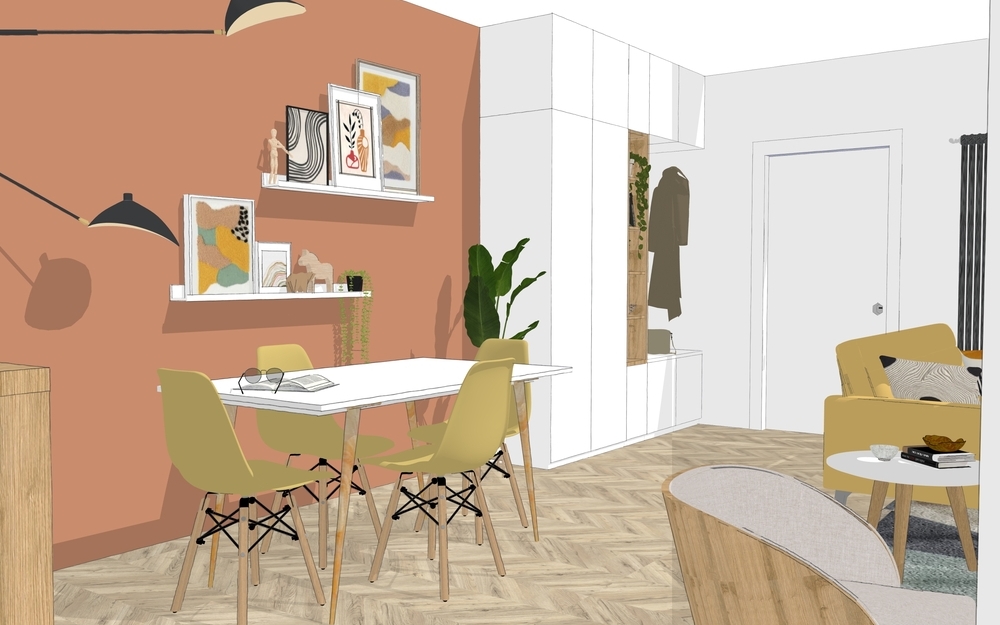 Progetto soggiorno scandinavo